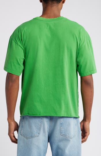 Core Oversize Crop Cotton T-Shirt