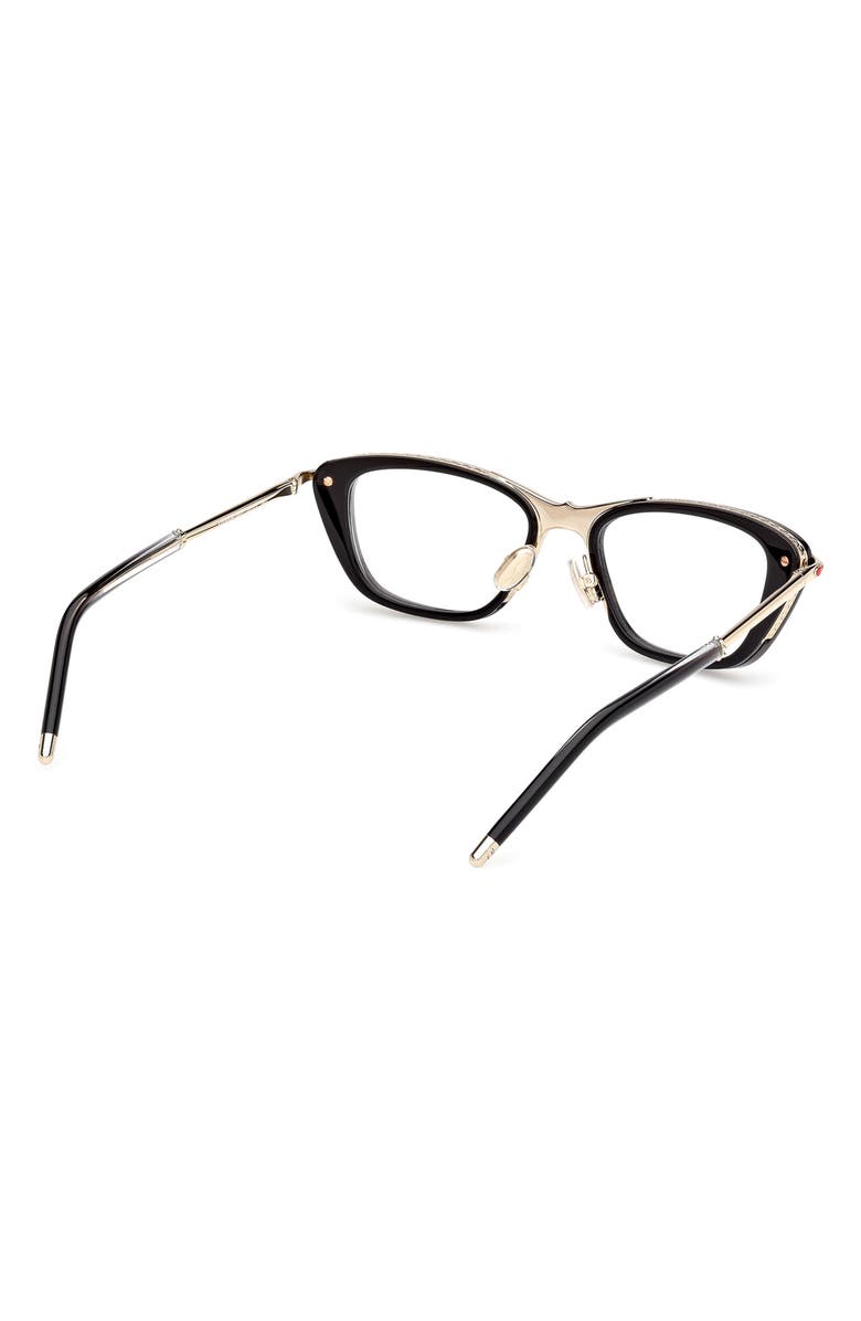 Christian Louboutin 52mm Geometric Optical Glasses, Alternate, color,