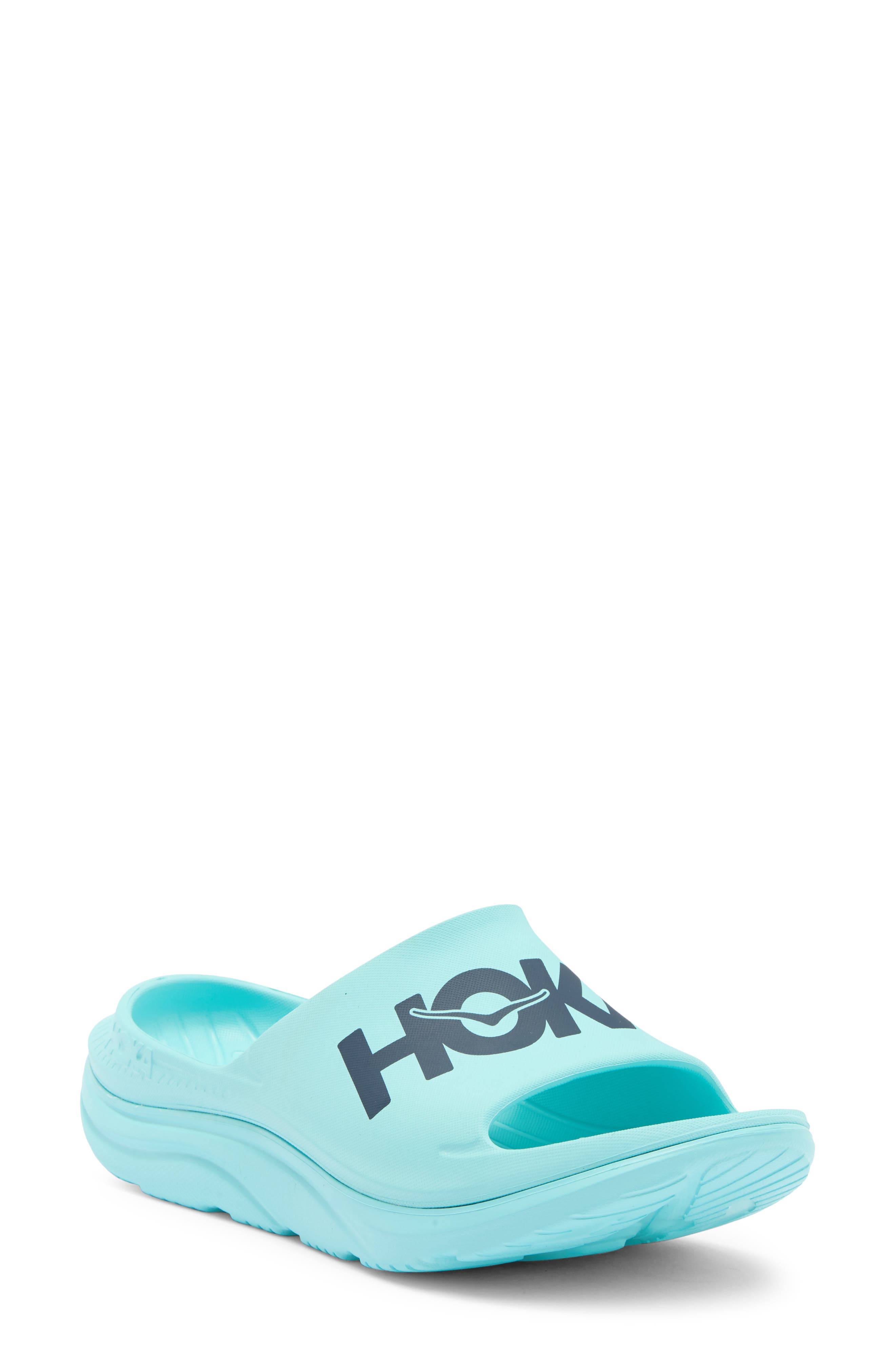 HOKA Ora Recovery Slide Sandal, Main, color, Cloudless / Stormy Skies