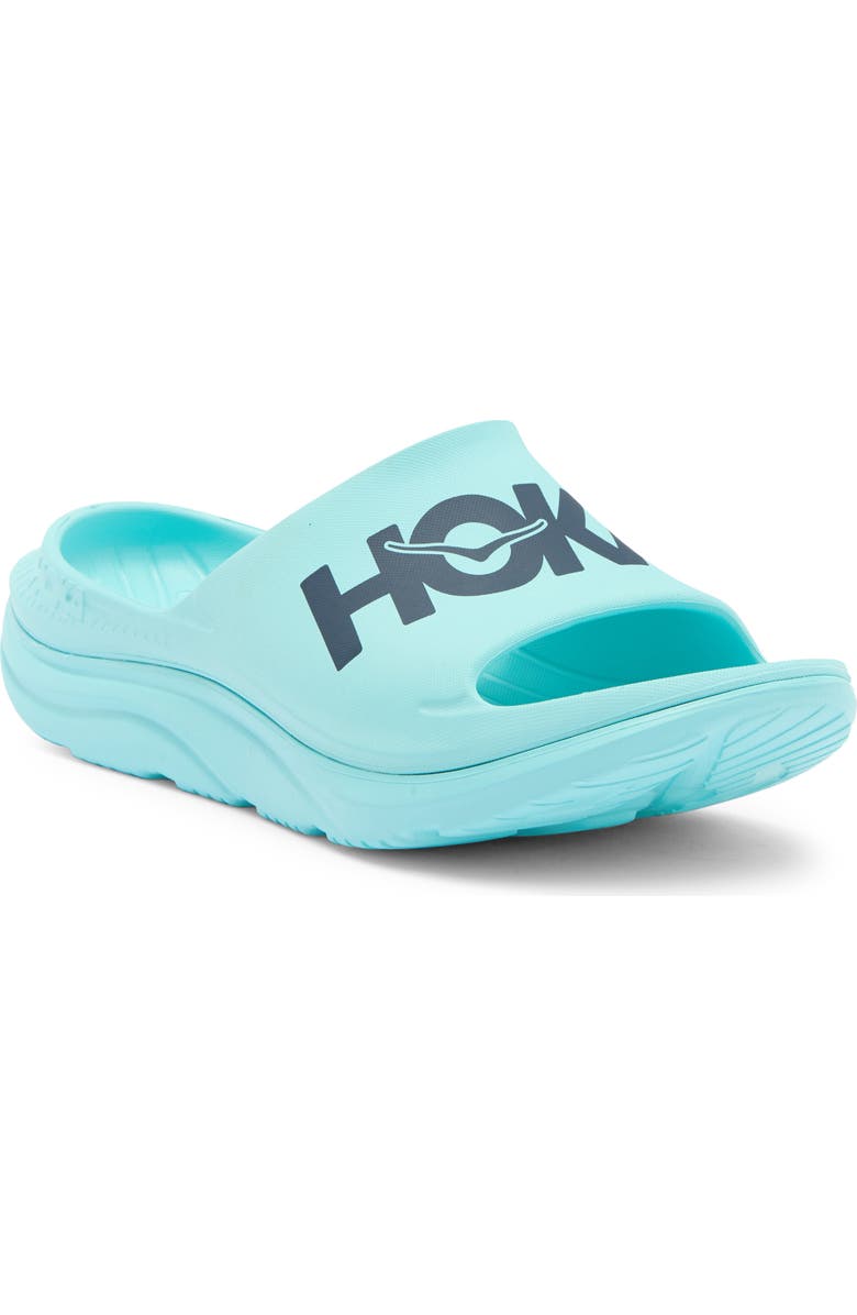 HOKA Ora Recovery Slide Sandal, Main, color, Cloudless / Stormy Skies