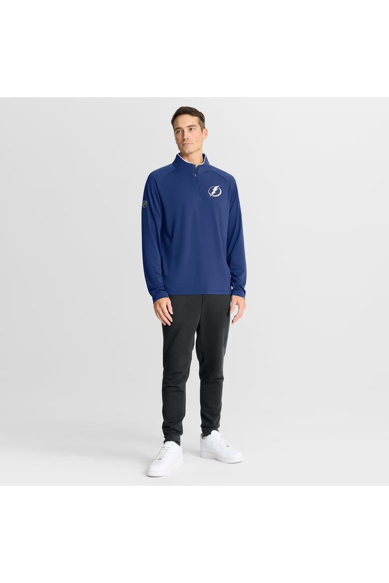 Men's Fanatics Blue Tampa Bay Lightning Authentic Pro Rink Training Quarter-Zip Pullover, Alternate, color, Blue
