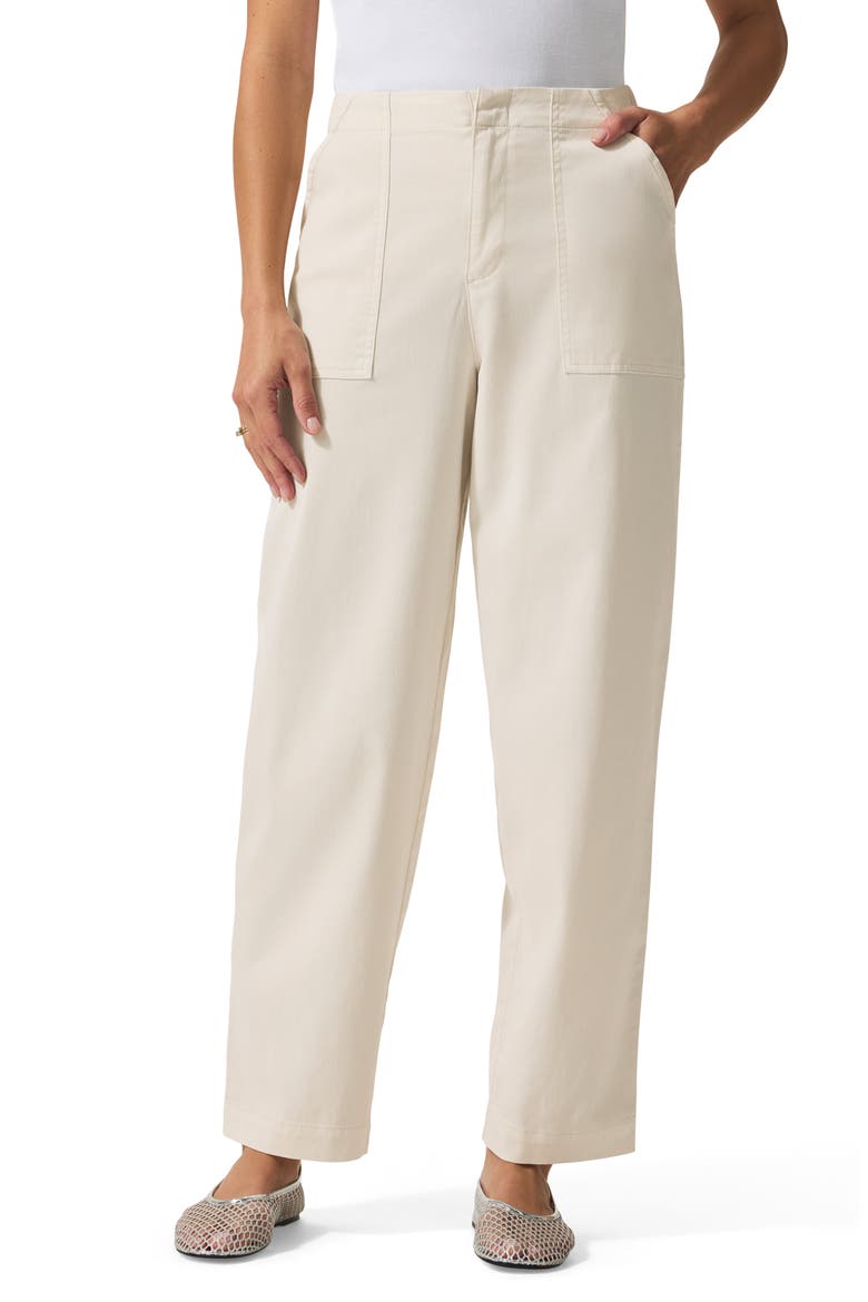 Good Fortune Barrel Leg Pants, Main, color, MOONSTONE