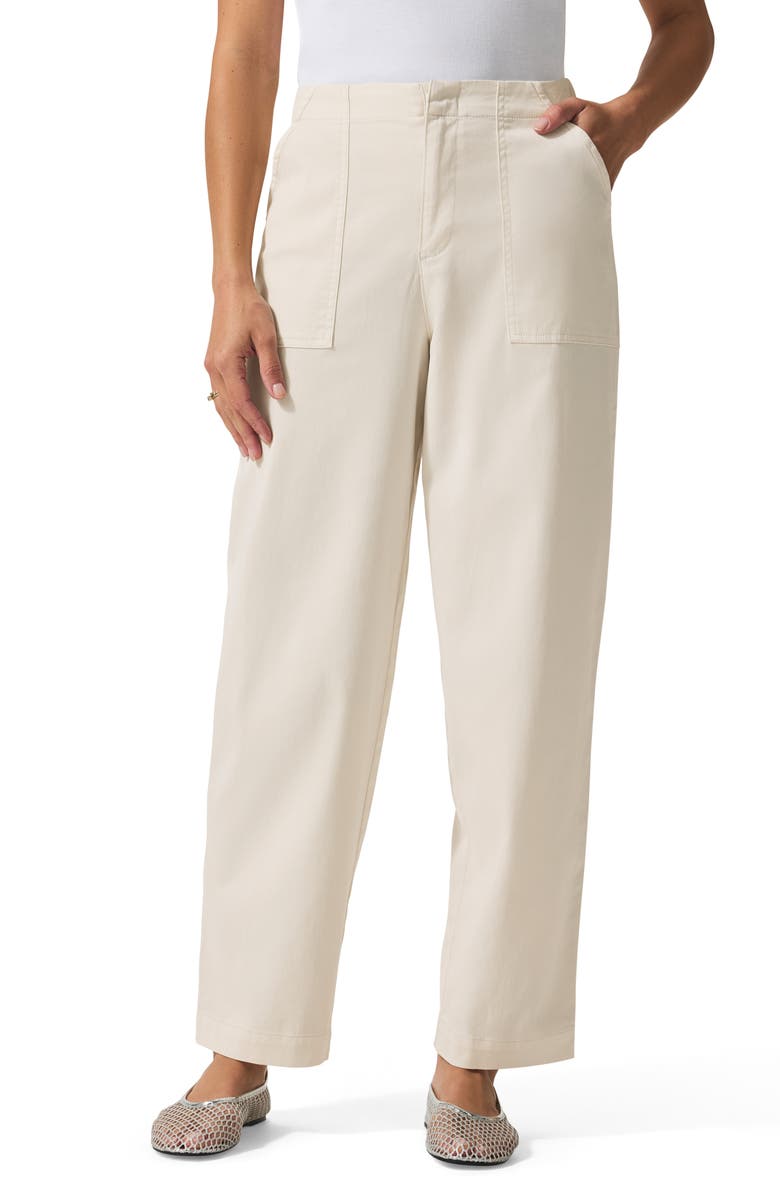 Splendid Good Fortune Barrel Leg Pants, Main, color, Moonstone