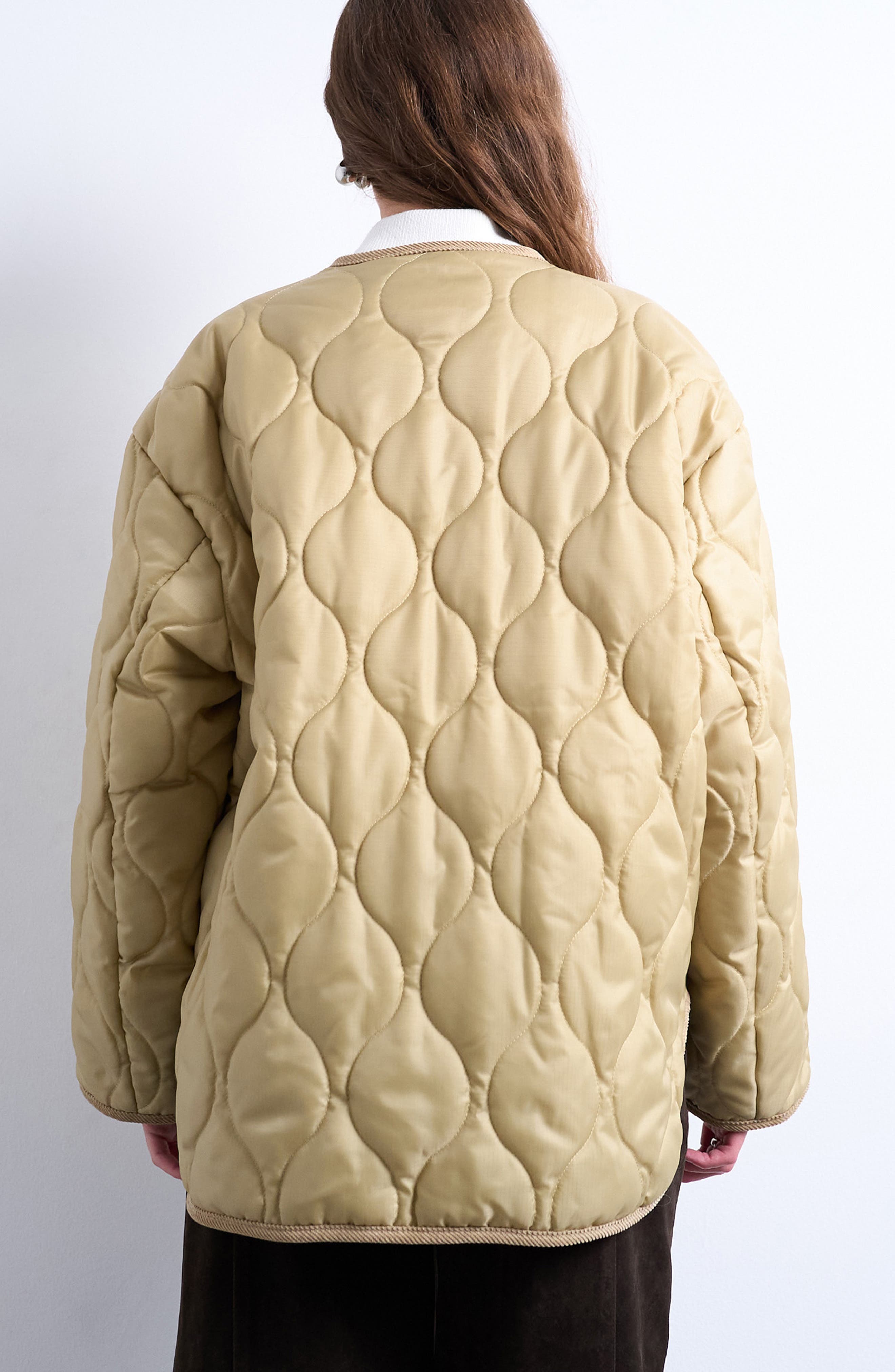 Double Layer Quilted Liner Jacket - image 2