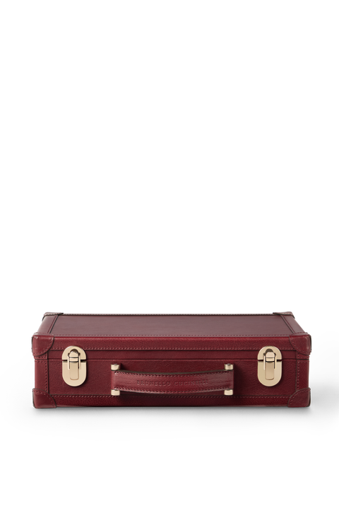 Calfskin glasses organizer