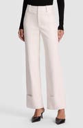 Alice + Olivia Alexander High Waist Faux Leather Pants