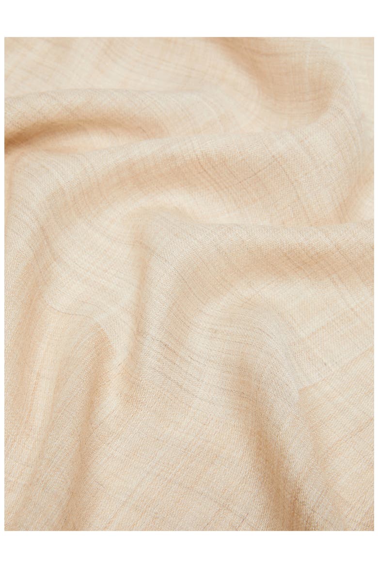 Gavino Alpaca & Silk Scarf, Alternate, color, ALBINO