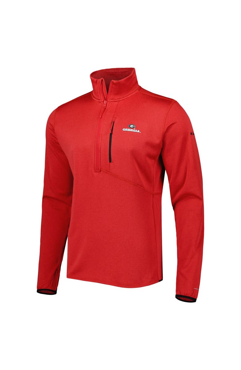Columbia Men's Columbia Red Georgia Bulldogs Park View Omni-Wick Half-Zip Top, Alternate, color, 