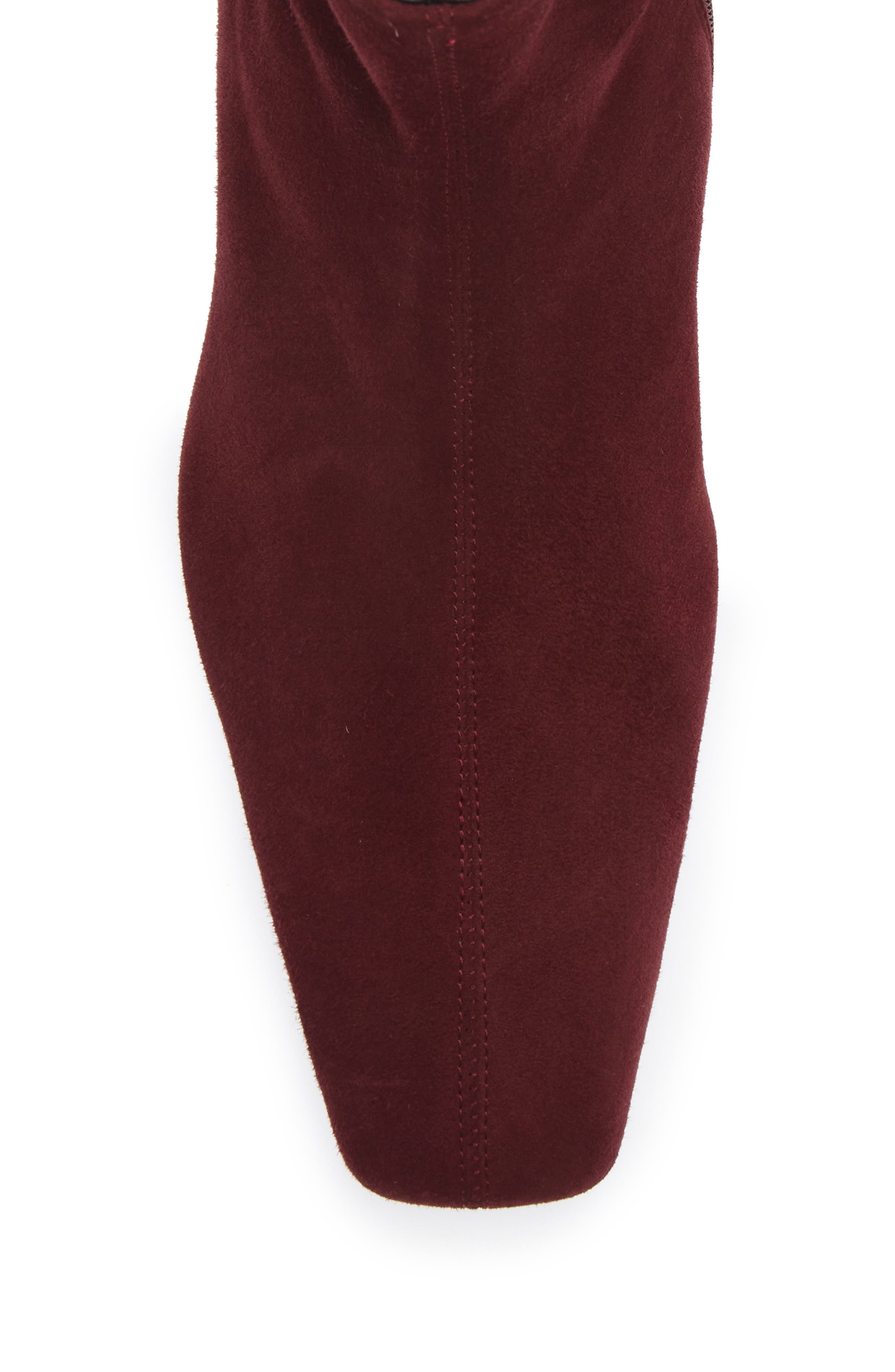 Trap Bootie, Alternate, color, MERLOT