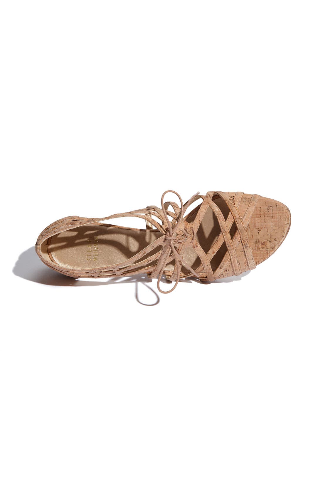 Stuart Weitzman 'Tie One On' Pump, Alternate, color, 