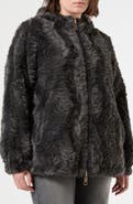 Marina Rinaldi Tesoro Faux Fur Zip Jacket