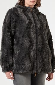 Marina Rinaldi Tesoro Faux Fur Zip Jacket