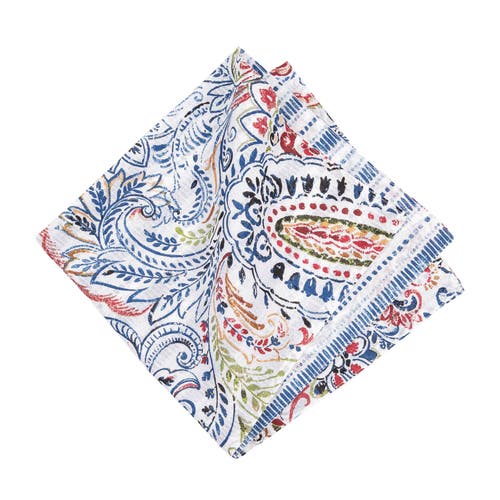 C & F Home C&f Home Payton Paisley Napkin Set Of 6 In Blue