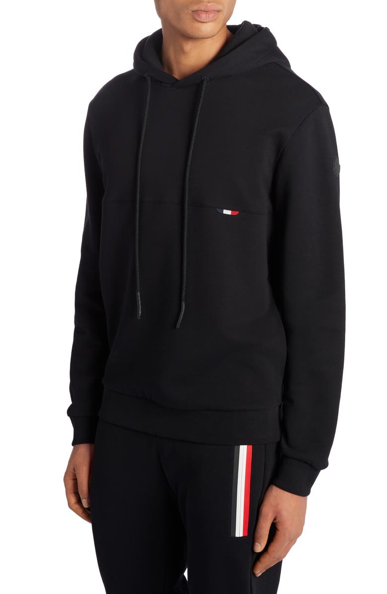 Moncler Logo Hoodie, Alternate, color,