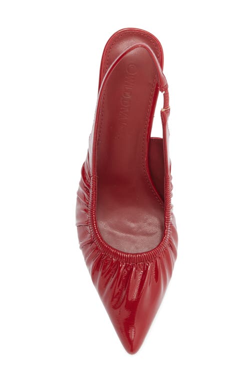 Wild Diva Lounge Keller Slingback Pump In Burgundy