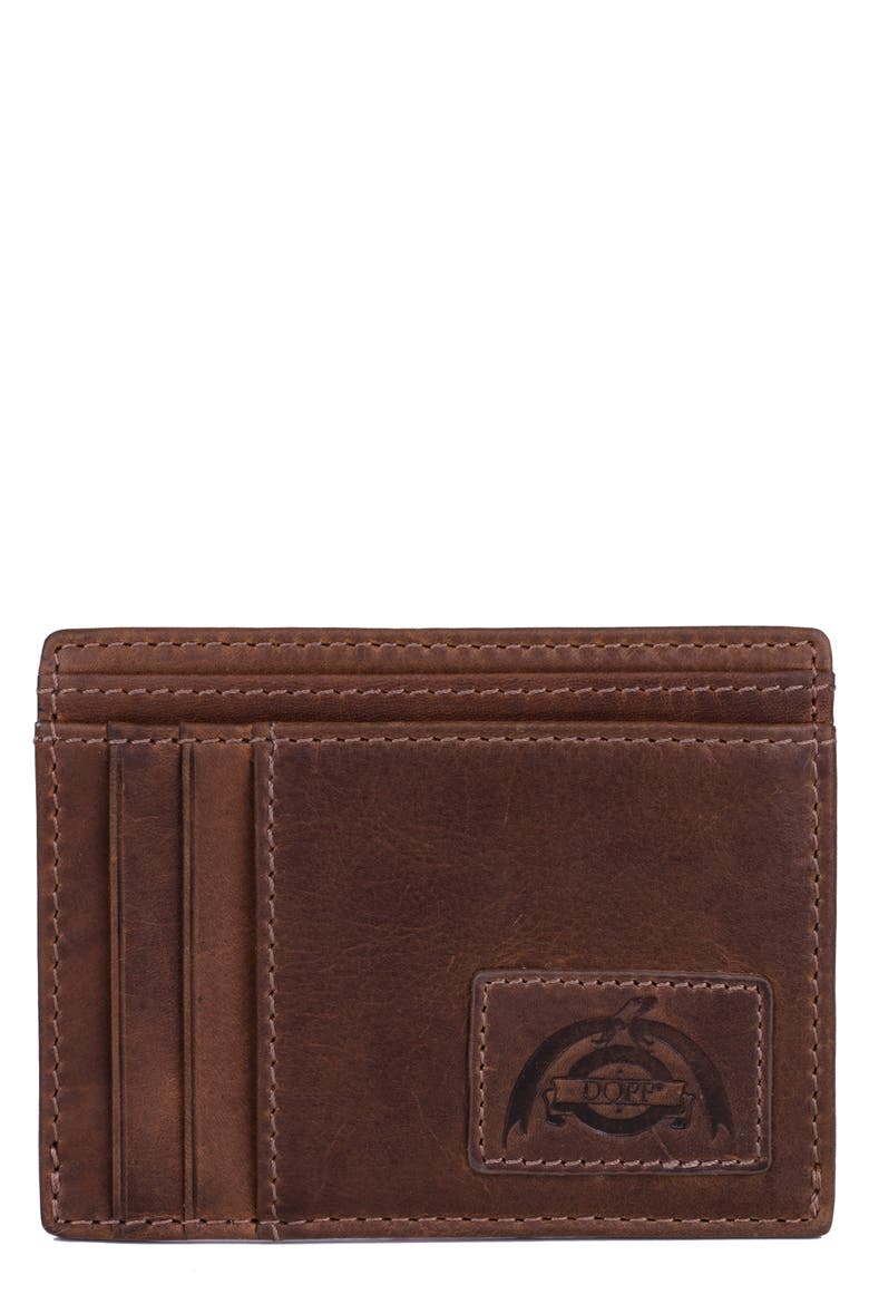 American Lodge Card Case, Main, color, COGNAC