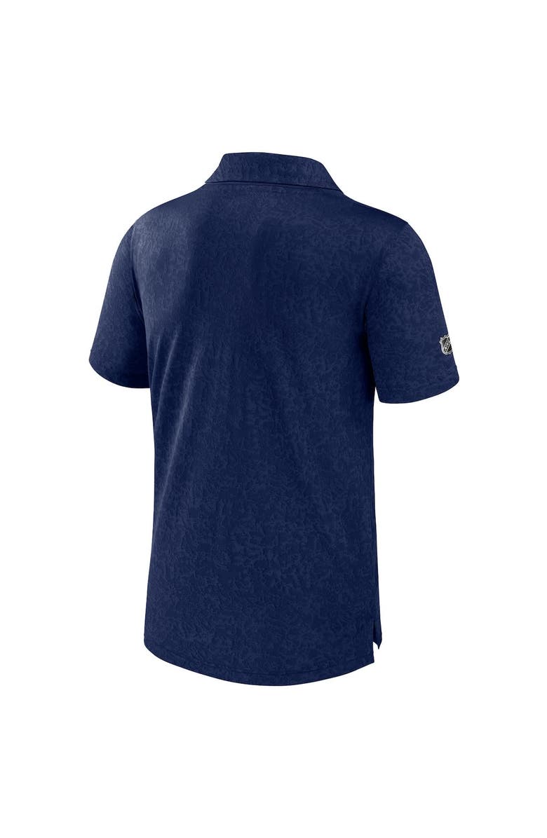FANATICS Men's Fanatics  Navy Washington Capitals Authentic Pro Jacquard Polo, Alternate, color, Navy
