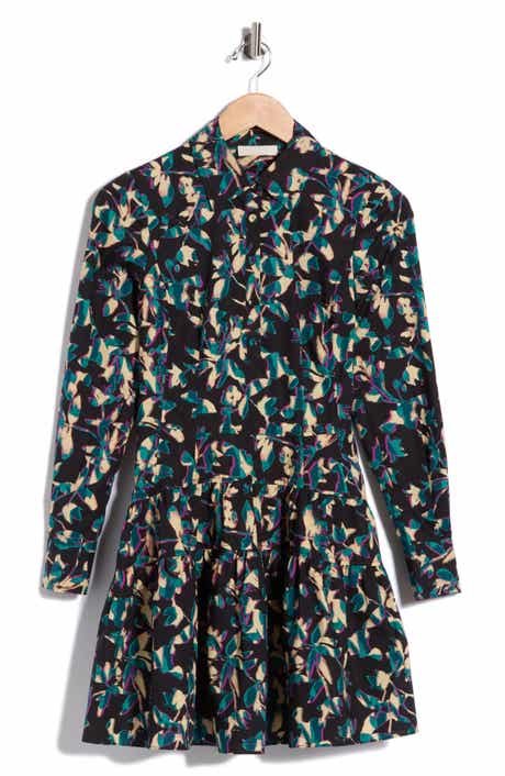 Nanette Long Sleeved Cotton Minidress
