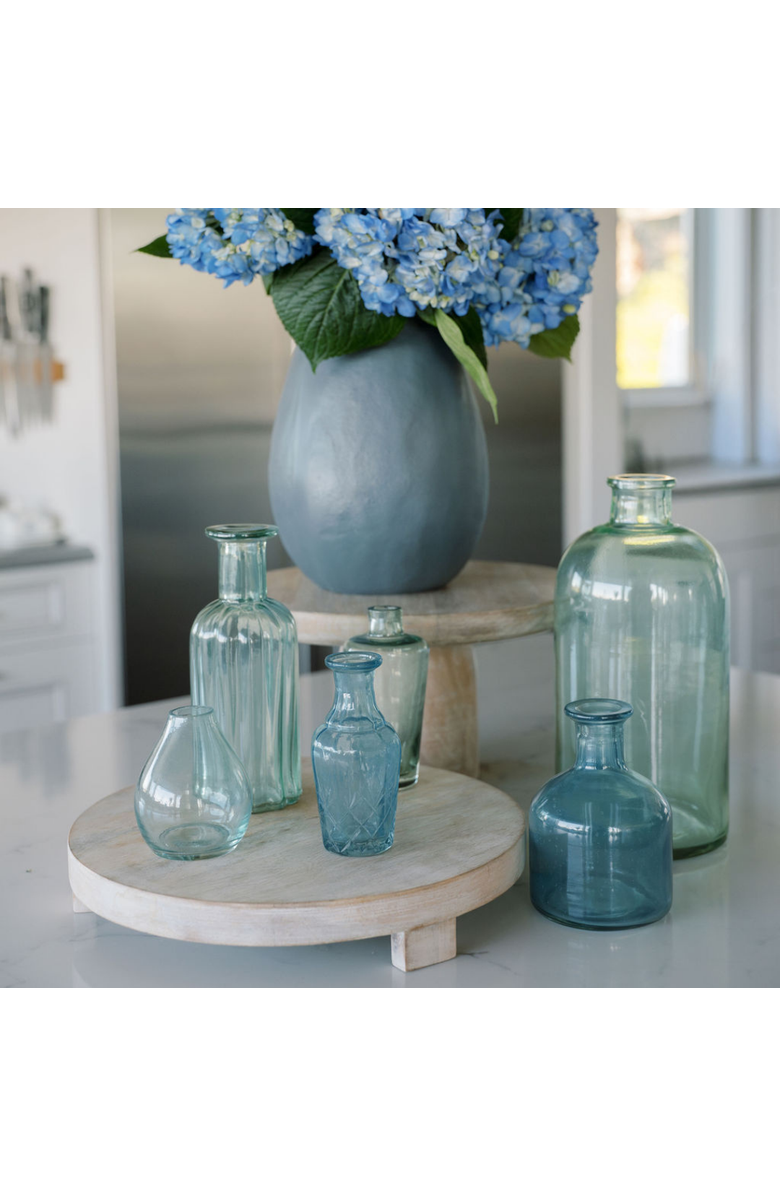 CG Hunter Assorted Blue and Green Glass Bud Vases, Alternate, color, Blue And Green