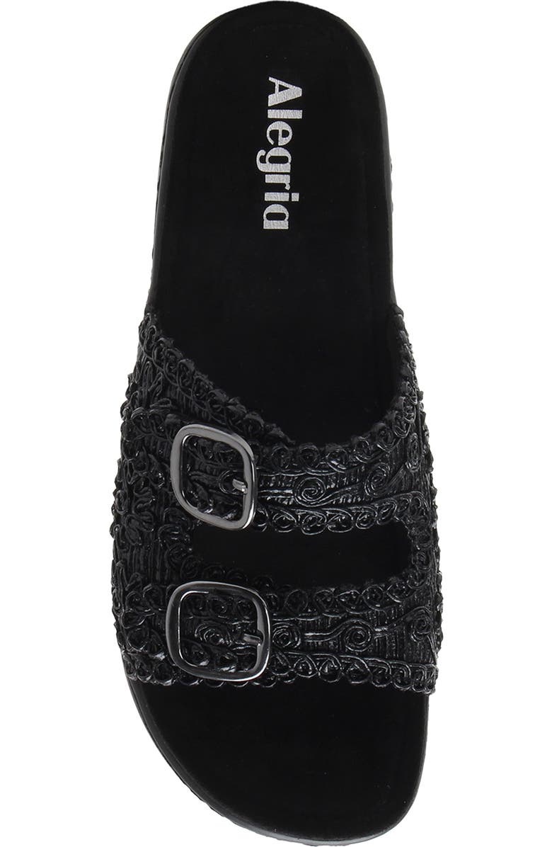 Alegria by PG Lite Oona Platform Slide Sandal, Alternate, color, Fancy Black