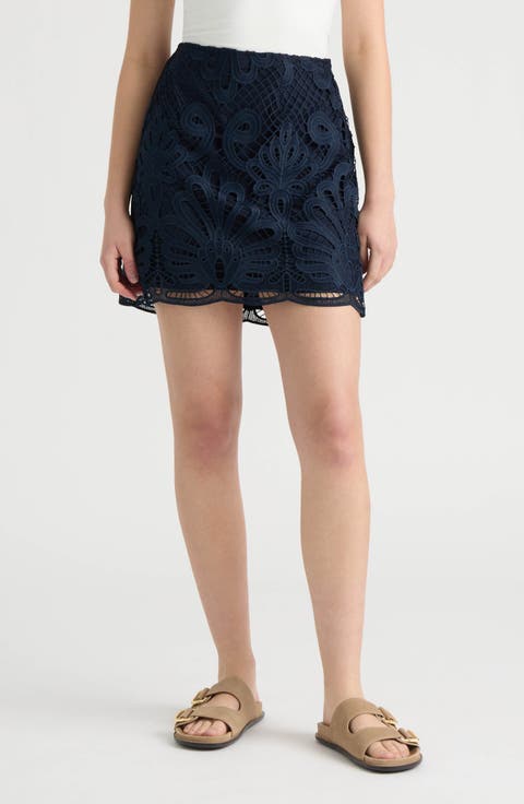 Lace Miniskirt