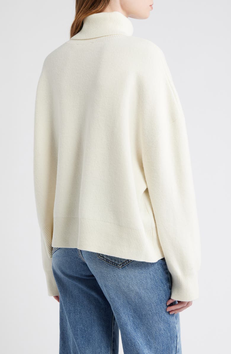 Free People Sigma Lambswool Blend Sweater, Alternate, color, Coconut Milk