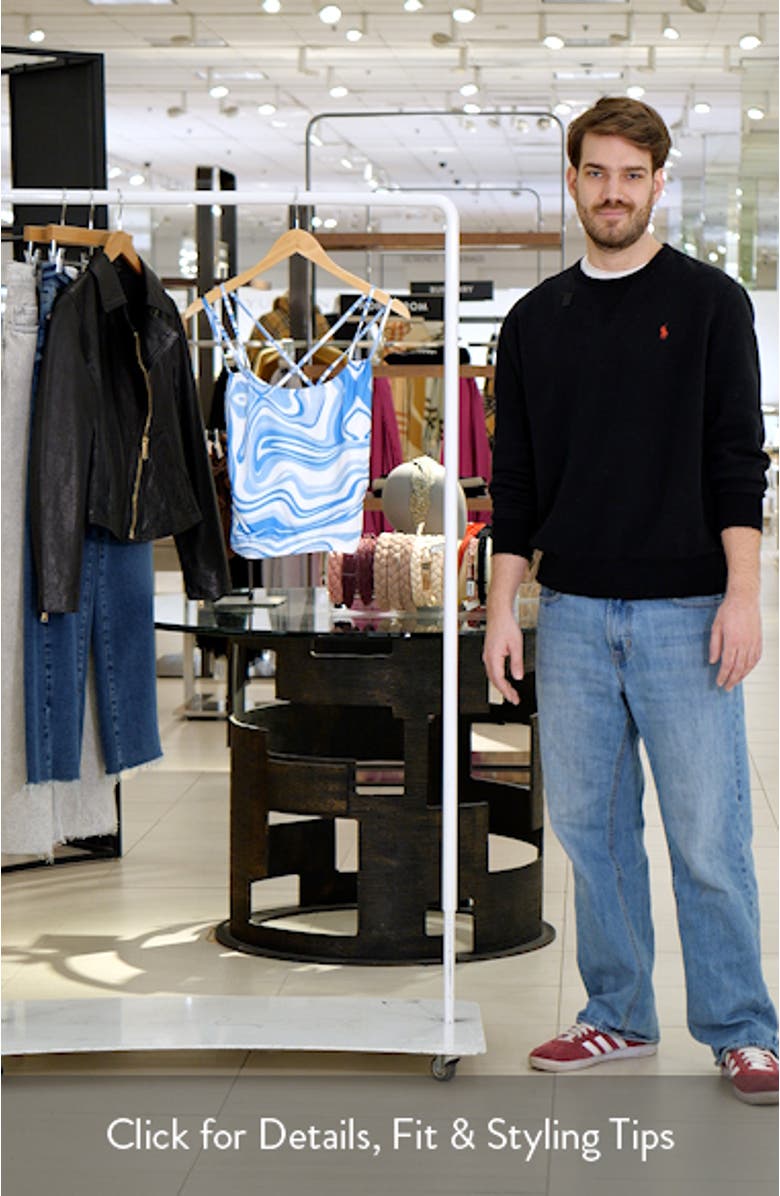 Marble Print Ruched Camisole, sales video thumbnail