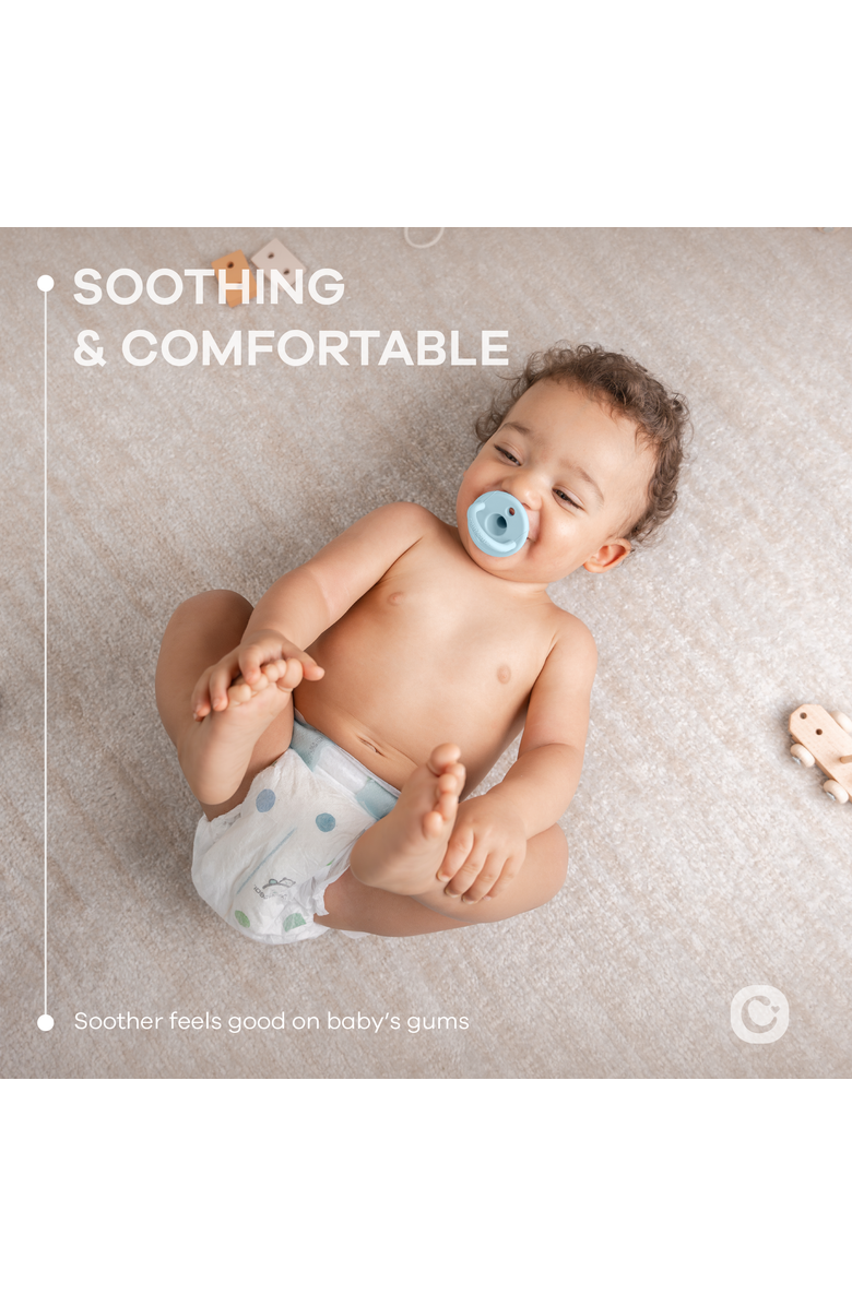 Comfy Cubs Pacifiers, 5 Pack, Alternate, color, Multicolor Boy