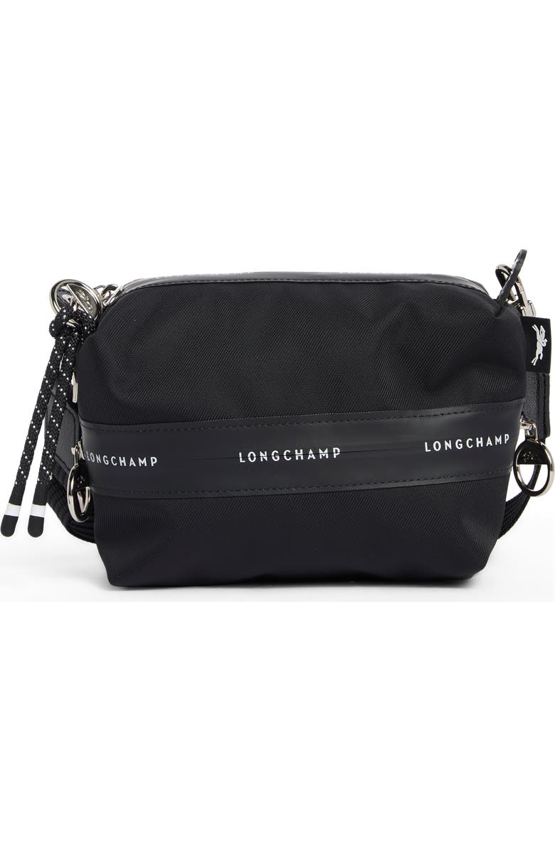 Longchamp Extra Small Le Pliage Energy Canvas Crossbody Bag, Main, color, Black
