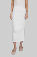 Italic Mia Featherlight Ribbed Midi Skirt