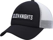 adidas Men's adidas Black/White Vegas Golden Knights Team Plate Trucker Snapback Hat