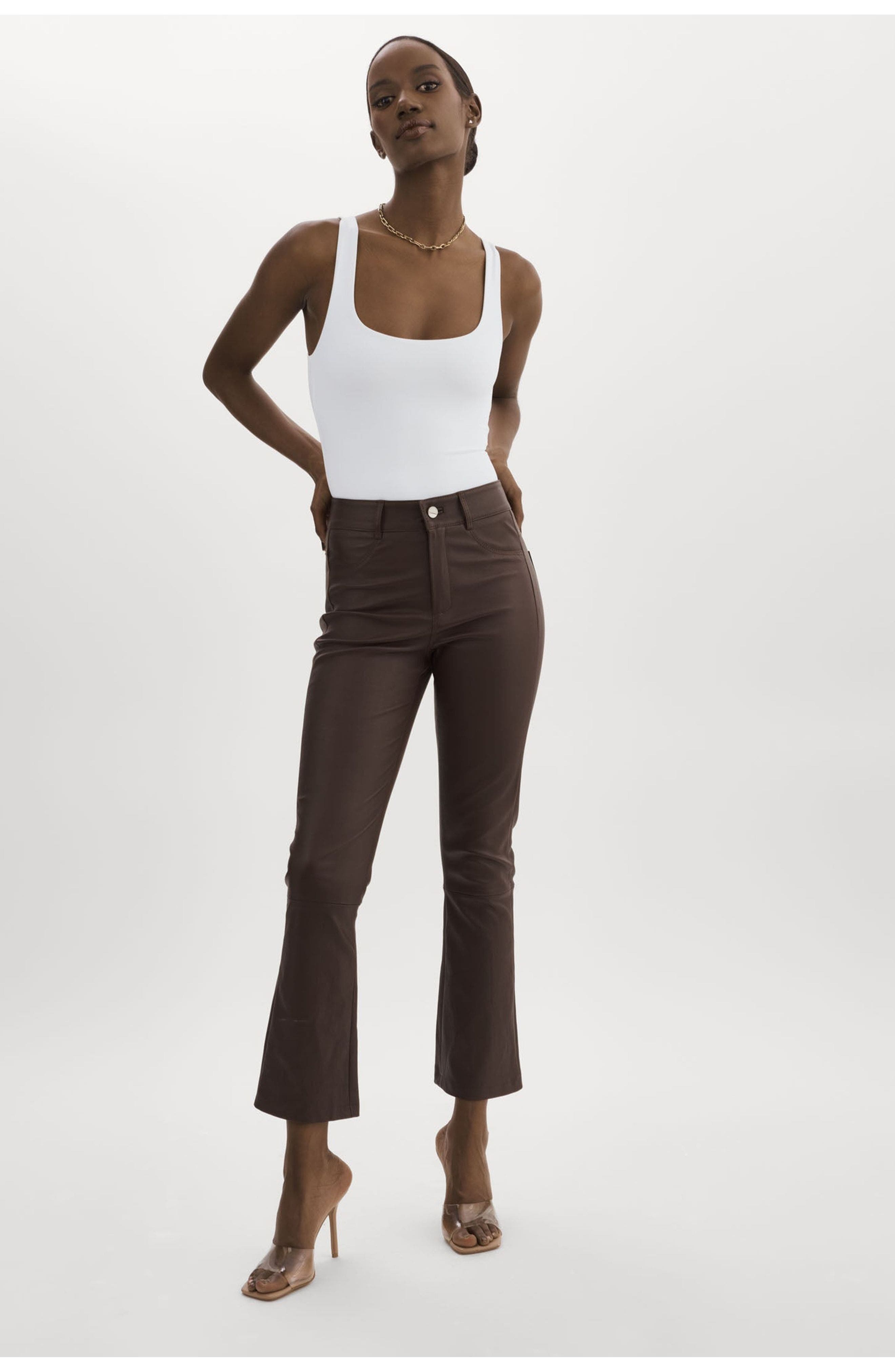 Faris | Stretch Leather Pants - image 4