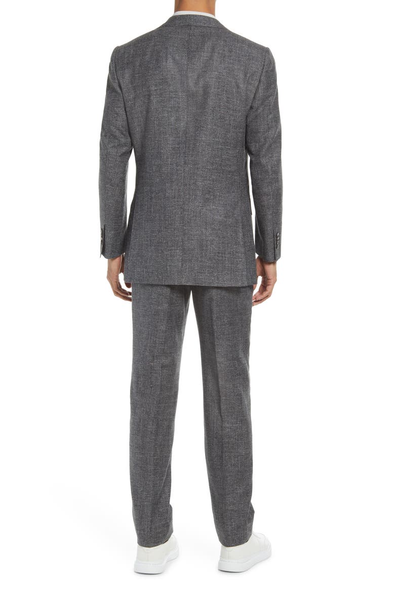 Lazio Slim Fit Wool Blend Suit, Alternate, color, DARK GREY