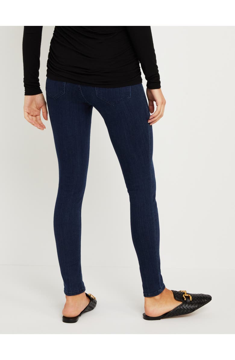 MOTHERHOOD MATERNITY Plus Super Stretch Secret Fit Over The Belly Skinny Ankle Jeans, Alternate, color,
