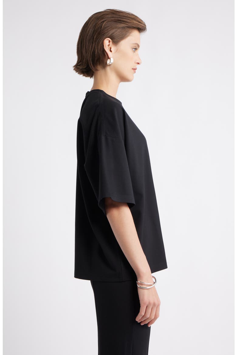 Ponte T-Shirt, Alternate, color, BLACK