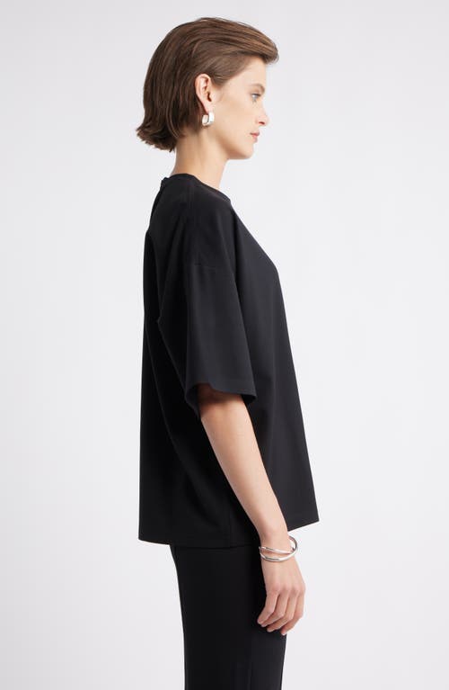Nordstrom Ponte T-shirt In Black