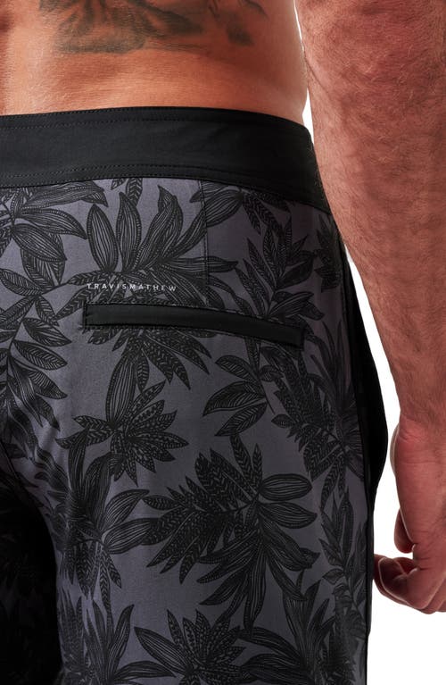 Travismathew No Wake Zone Board Shorts In Black