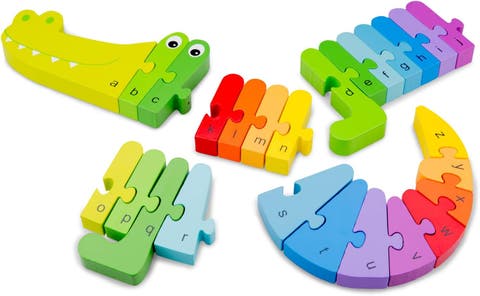 Alphabet Puzzle Crocodile