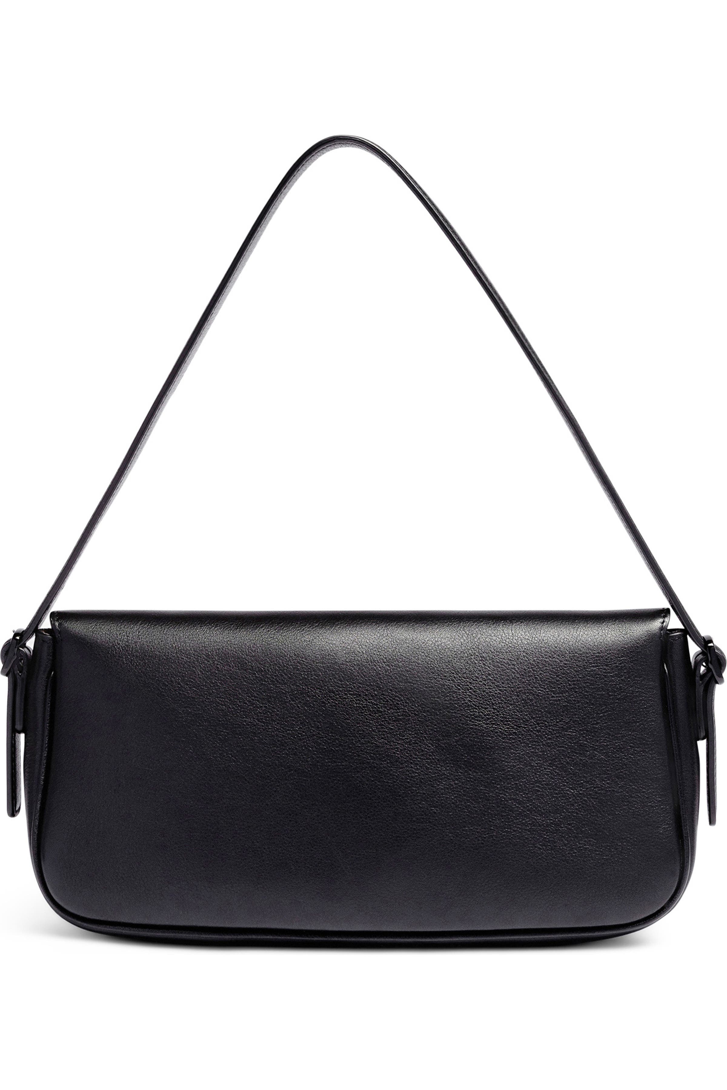 Santoni Leather shoulder bag, Alternate, color, 