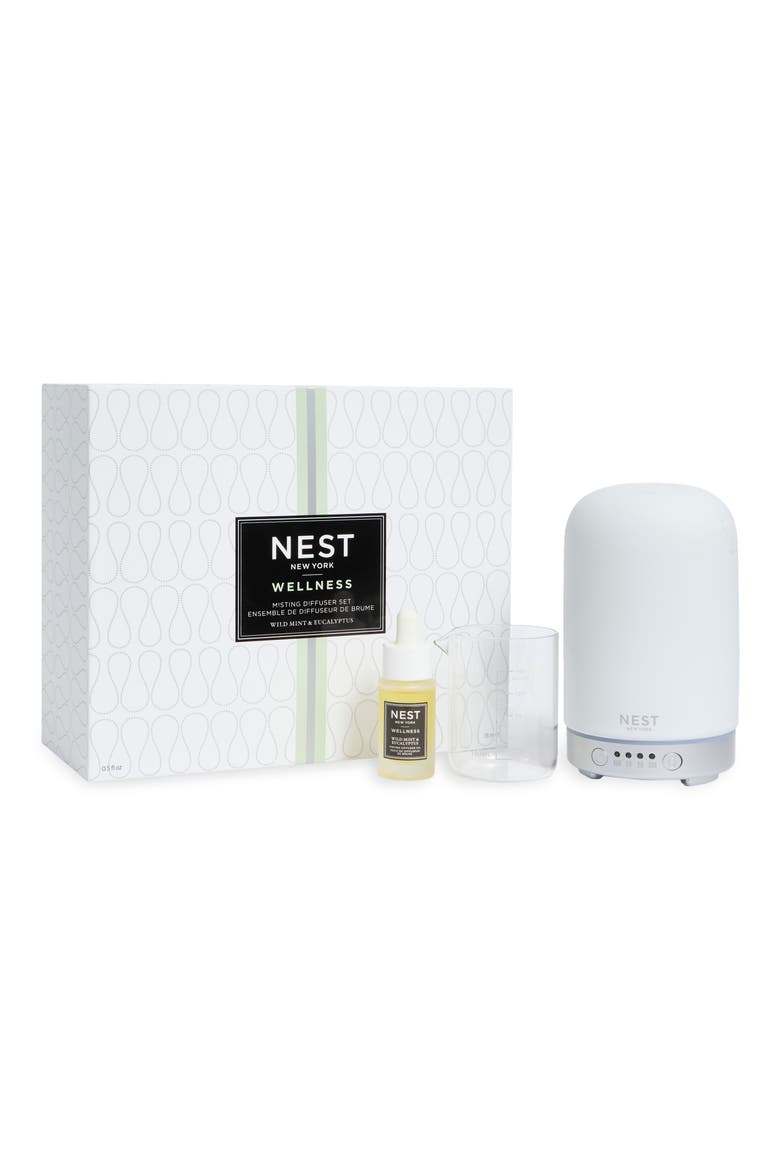 Wild Mint & Eucalyptus Misting Diffuser Set, Alternate, color, NO COLOR