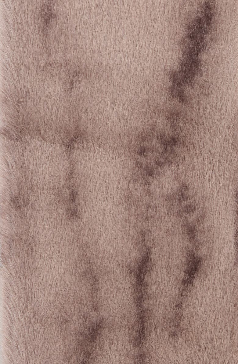 La Fiorentina Faux Fur Scarf, Alternate, color, Brown