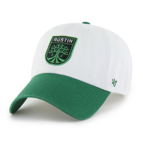 Men's '47  White Austin FC Two-Tone Clean Up Adjustable Hat