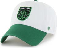 '47 Men's '47  White Austin FC Two-Tone Clean Up Adjustable Hat