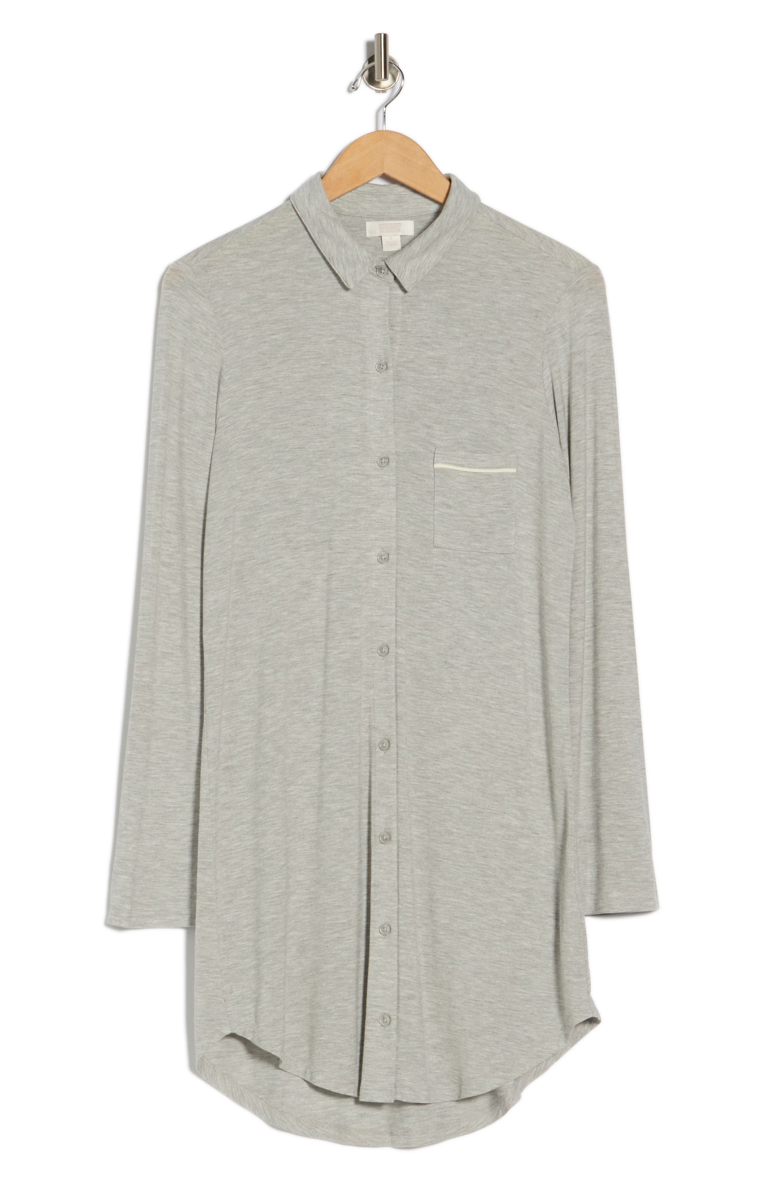 NORDSTROM RACK Tranquility Button Front Nightshirt