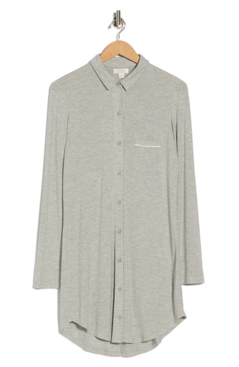 Tranquility Button Front Nightshirt