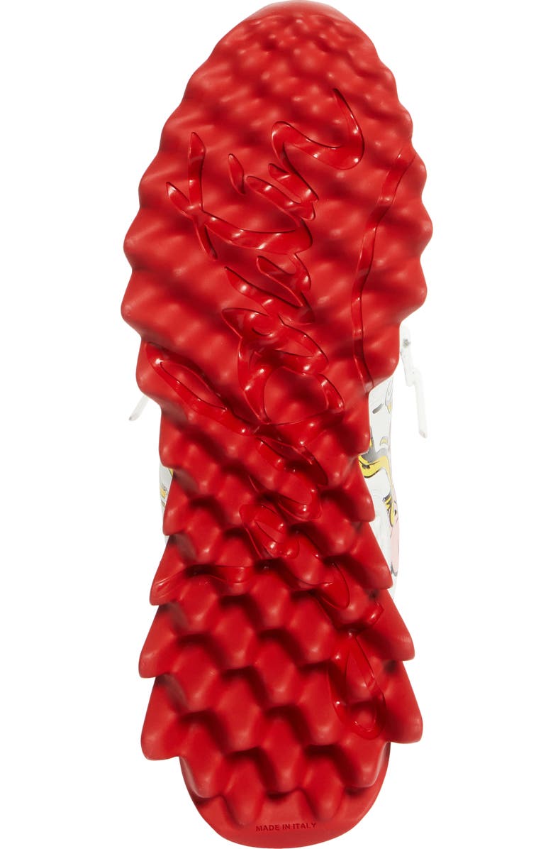 Christian Louboutin x Shun Sudo Loubishark Button Flower Sneaker, Alternate, color,