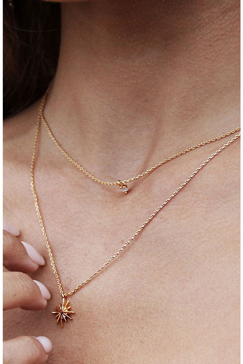 Celestial Layered Necklace, Alternate, color, GOLD
