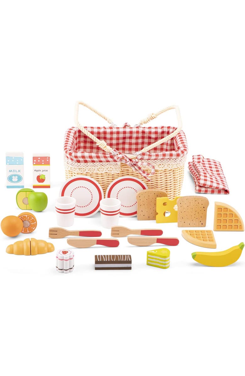 NEW CLASSIC TOYS Picnic Basket Set 27-pieces, Alternate, color, 