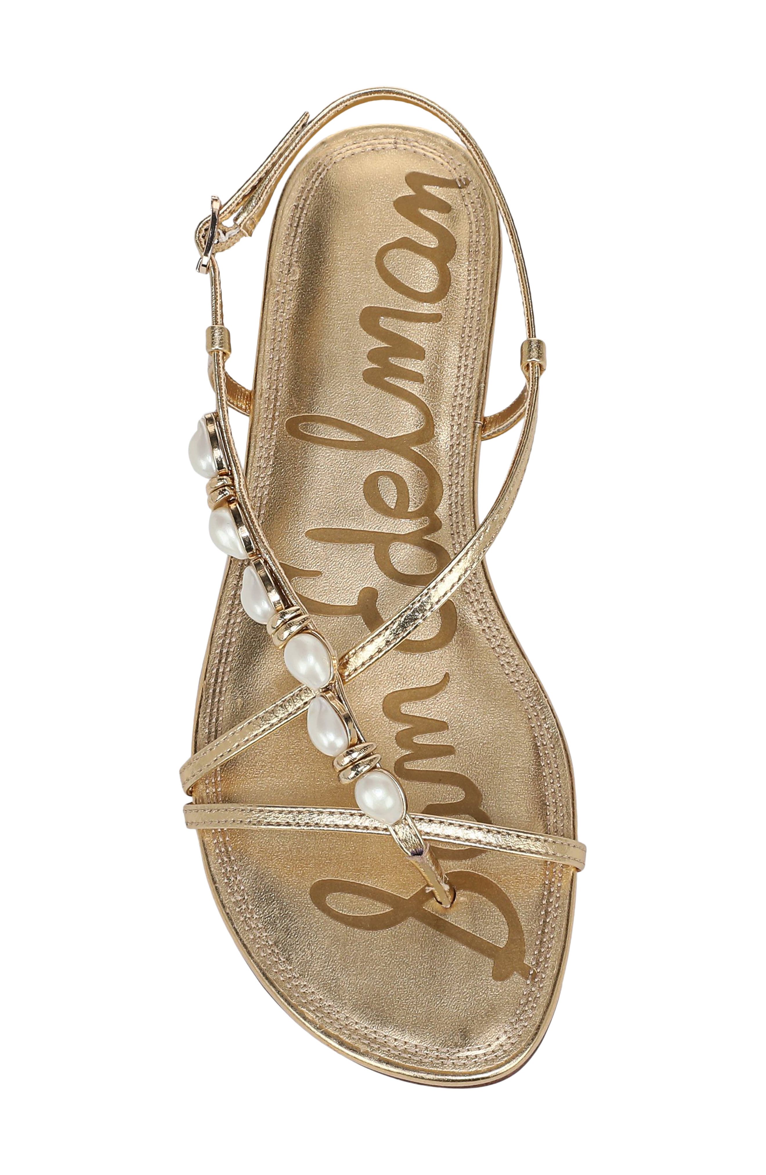 Sam Edelman Calla 2 Sandal, Alternate, color, Amber Gold