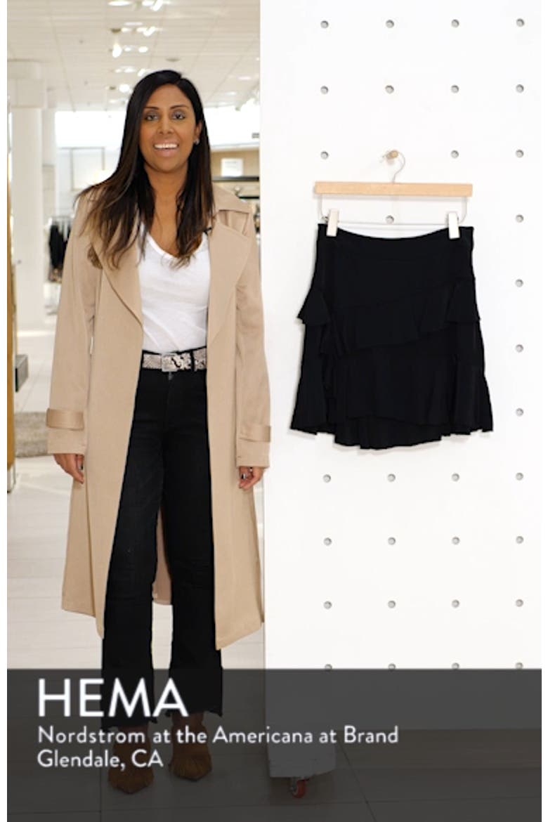 Tiered Ruffle High/Low Miniskirt (Nordstrom Exclusive) video
